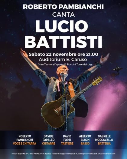 Roberto Pambianchi canta Lucio Battisti