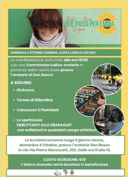 Due passi per Emma 2026