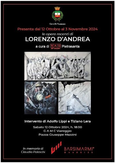 Mostra di Lorenzo D'Andrea alla GAMC