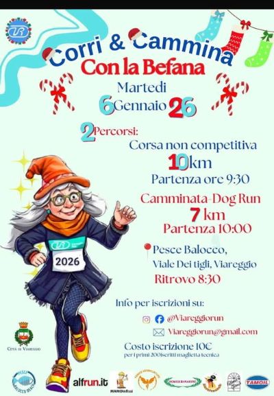 Corri e cammina con la Befana 