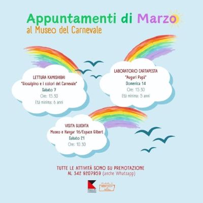Appuntamenti al Museo del Carnevale Marzo