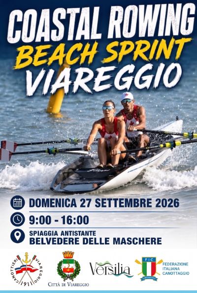 Coastal beach sprint Viareggio